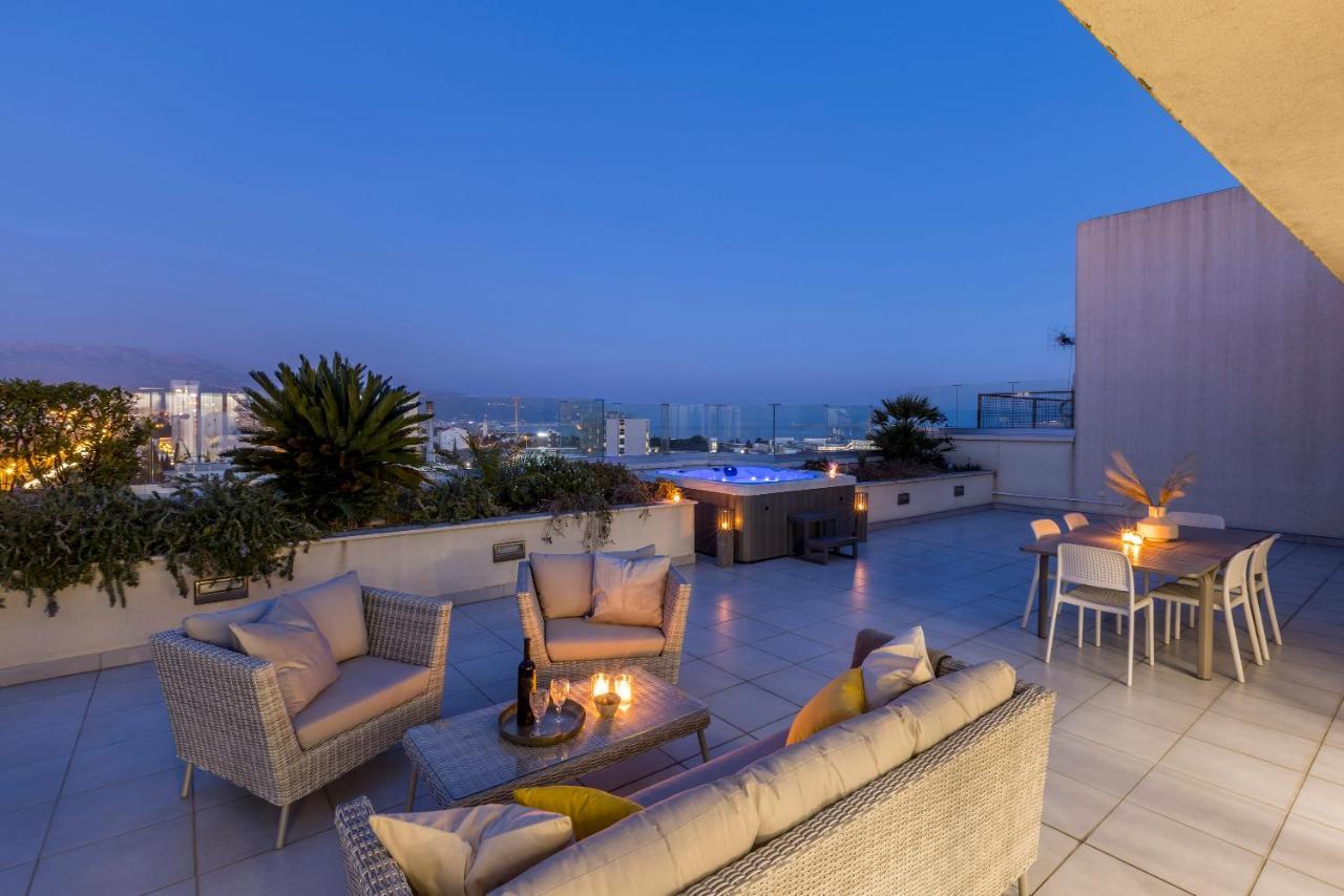 Ferienwohnung Lazarica Penthouse Split Exterior foto